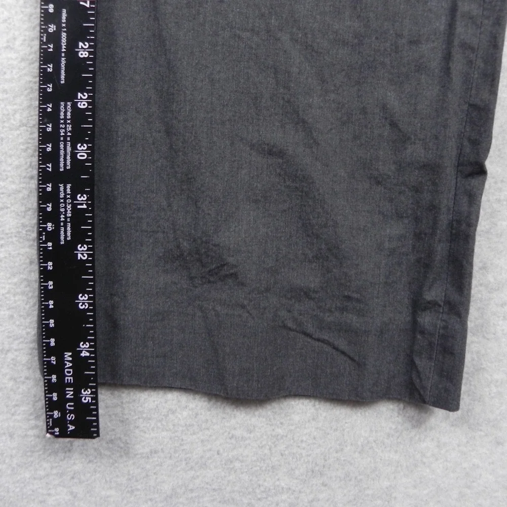 Banana Republic Pants Mens 36x36 Modern Fit Dress Suit Cotton Flat Front Gray